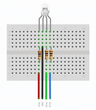 nRF51-RGB-LED-CIRCUIT